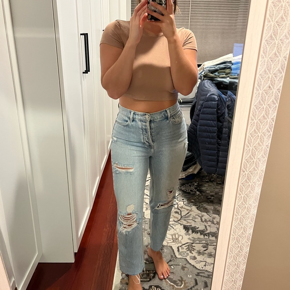PACSUN high rise straight jeans